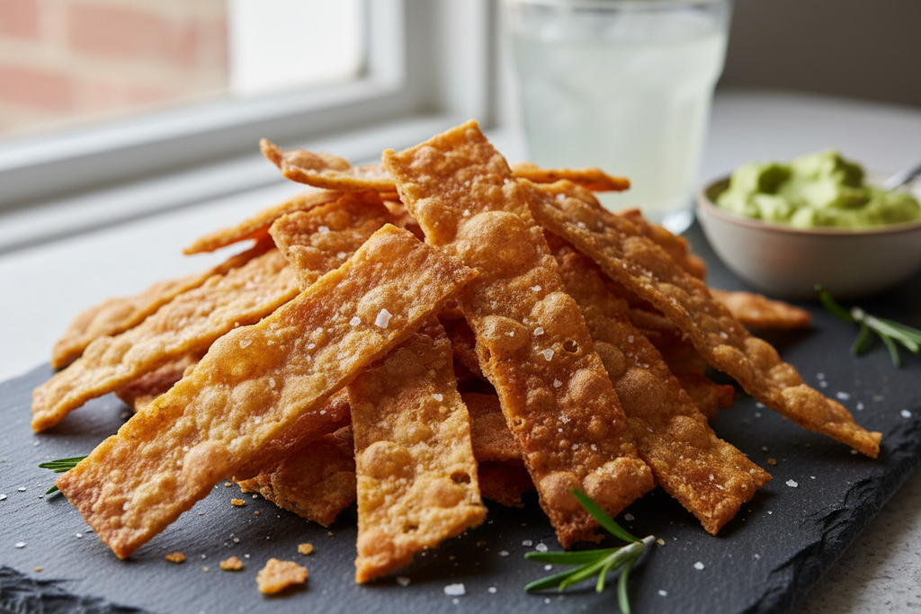 sourdough tortilla strips